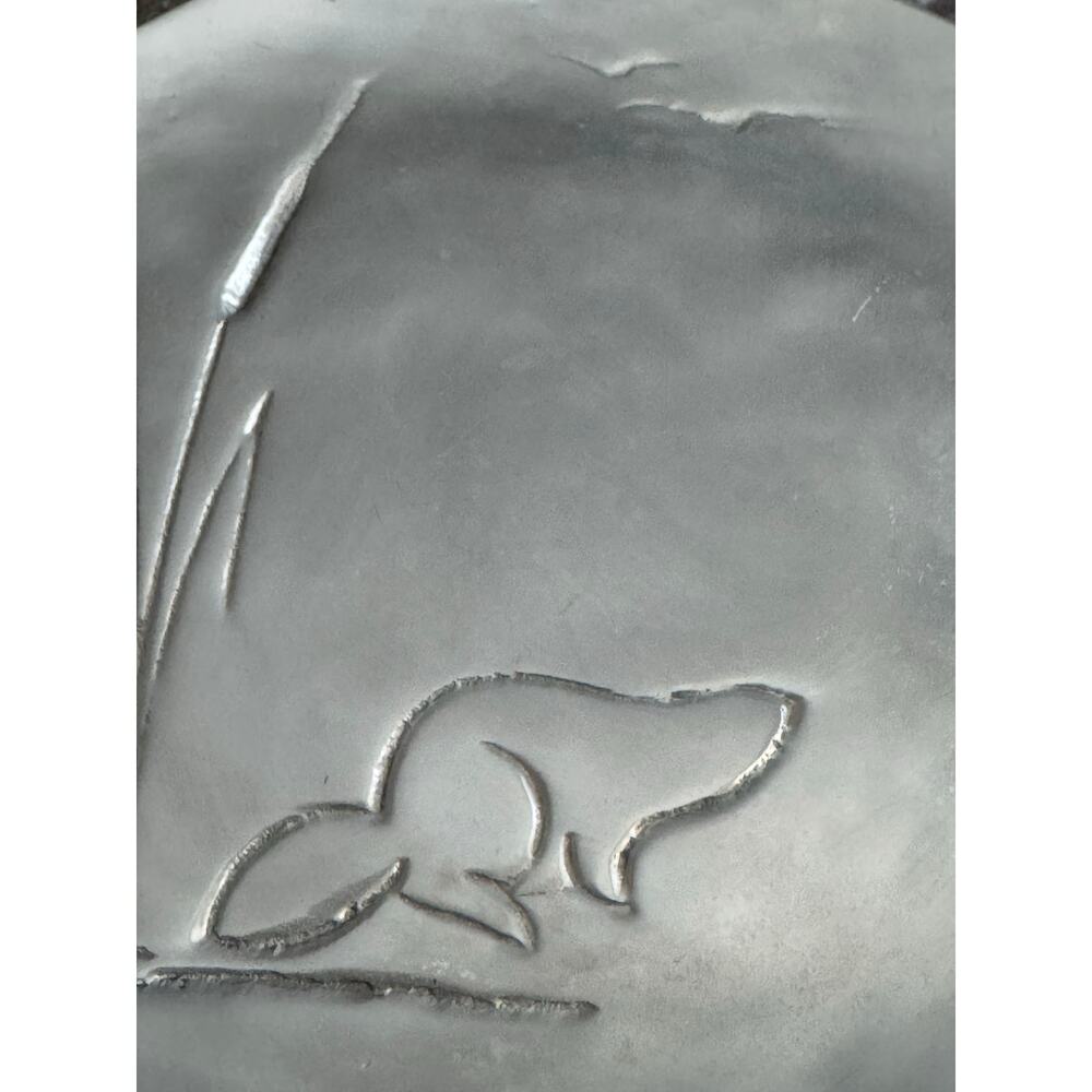 Vintage Hoselton Canada Hand Created Cast Aluminum Signed - Picture 5 of 10